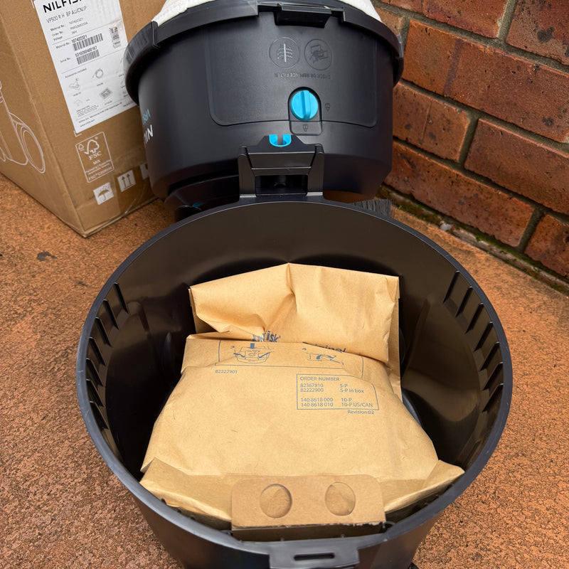 Nilfisk VP500 36V Li-ion Battery Powered HEPA Filtered Vacuum Cleaner Up To 55 mins Run-time - FREE Aussie Delivery!