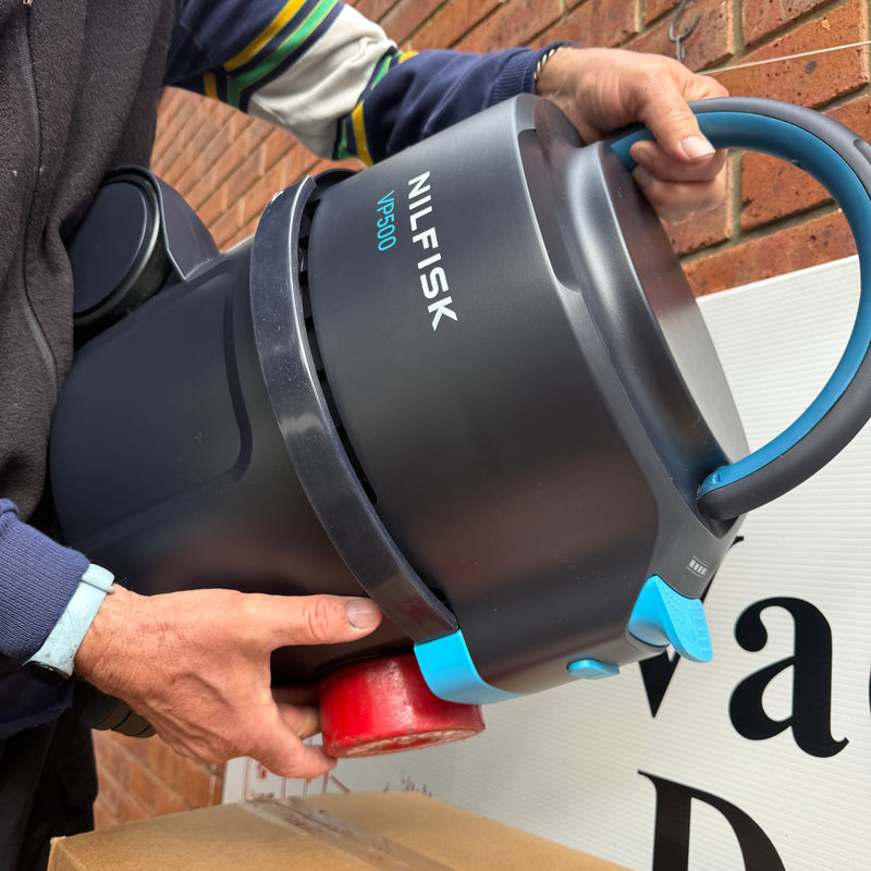 Nilfisk VP500 36V Li-ion Battery Powered HEPA Filtered Vacuum Cleaner Up To 55 mins Run-time - FREE Aussie Delivery!