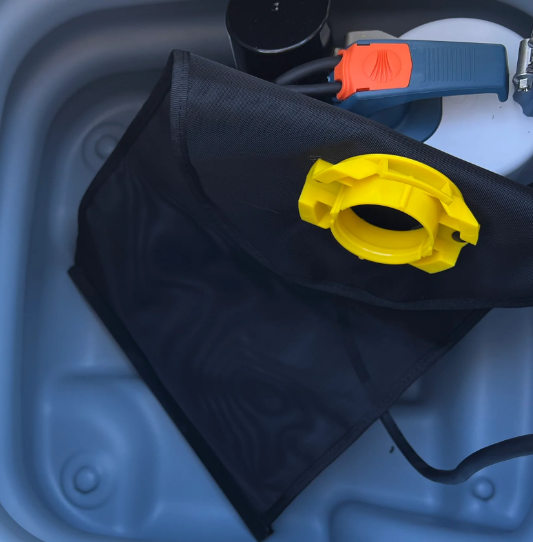 Kerrick KVAC 59PE and KVAC 59PE/P Vacuum Cleaner Mesh Filter Re-usable Dustbag With Yellow Holder For Wet Work