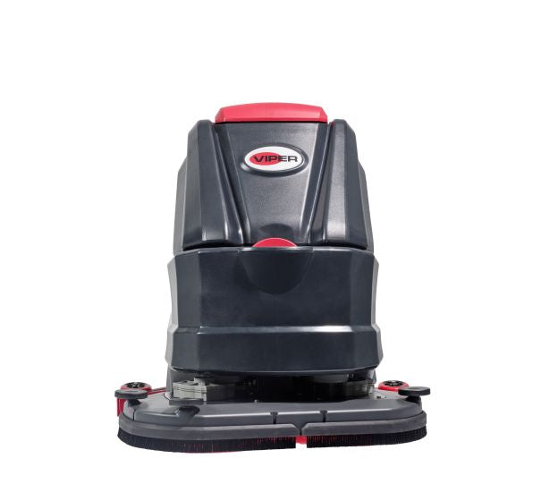 Viper AS6690T Large Battery Powered Walk Behind Traction Drive Twin Disc Scrubber-Drier - FREE Aussie Delivery - Email Us For Your Price!