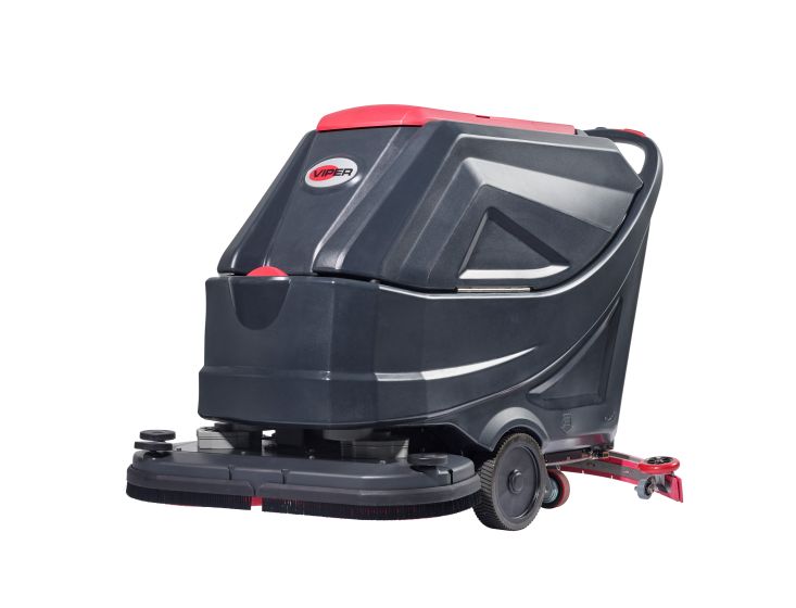 Viper AS6690T Large Battery Powered Walk Behind Traction Drive Twin Disc Scrubber-Drier - FREE Aussie Delivery - Email Us For Your Price!