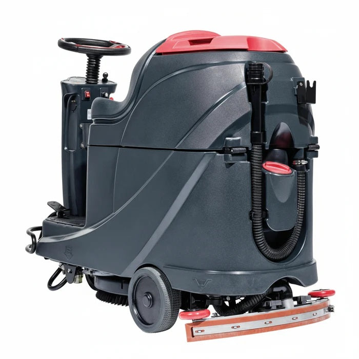 Viper AS530R Compact 24V Battery Powered Rider Scrubber-Drier With Single Disc Scrubbing Deck - FREE Aussie Delivery - Email Us For Your Price!