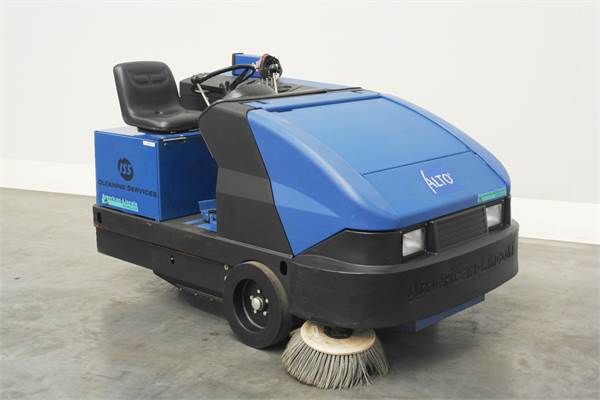 Nilfisk-ALTO American Lincoln Technology 6150 Rider Sweeper Now REPLACED BY Nilfisk SW8000 - The Vacuum Doctor