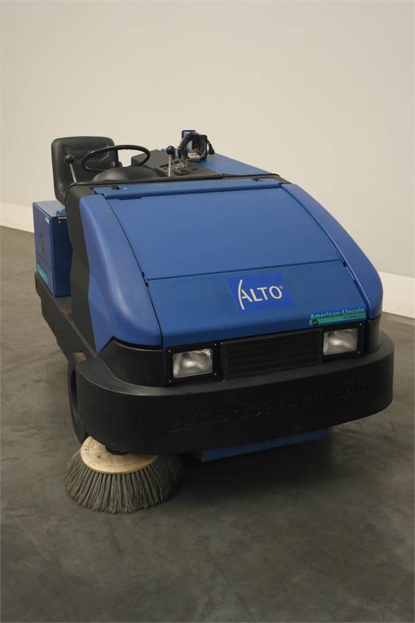 Nilfisk-ALTO American Lincoln Technology 6150 Rider Sweeper Now REPLACED BY Nilfisk SW8000 - The Vacuum Doctor