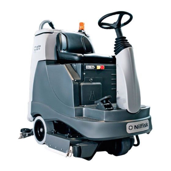 Nilfisk BR755D Battery Operated Rider Floor Scrubber With Disc Brush Deck - FREE Aussie Delivery! - Email Us For Your Price
