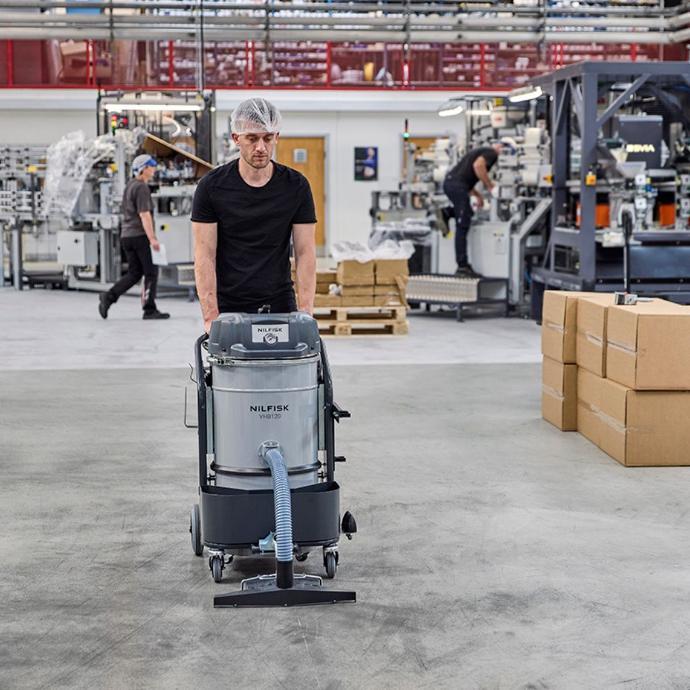 Nilfisk VHB120 36Volt Battery Powered M Class Industrial Vacuum Cleaner WITH Hose Kit and FREE Aussie Delivery!