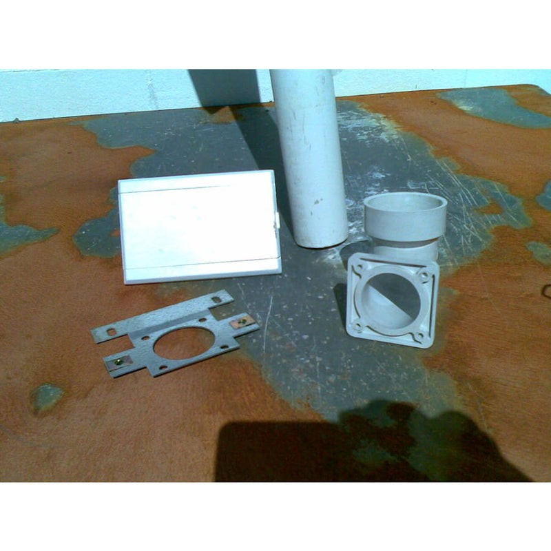 Central Ducted Vacuum System Flap Valve Backing Plate For Gyproc Mounting - TVD The Vacuum Doctor