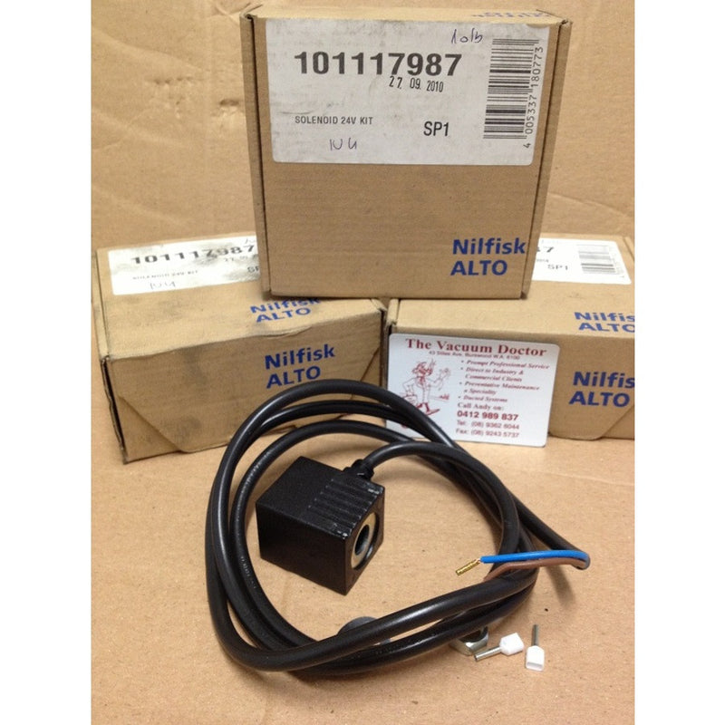 Nilfisk-ALTO Gerni Neptune 4 Hot Water Pressure Washer Burner 24V Solenoid Kit - TVD The Vacuum Doctor