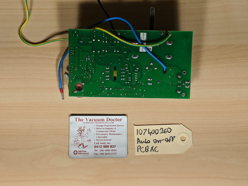 Nilfisk-Alto Attix 30XC and 50XC Xtreme Clean Wet and Dry Vacuum Cleaner Switch and PCB - TVD The Vacuum Doctor