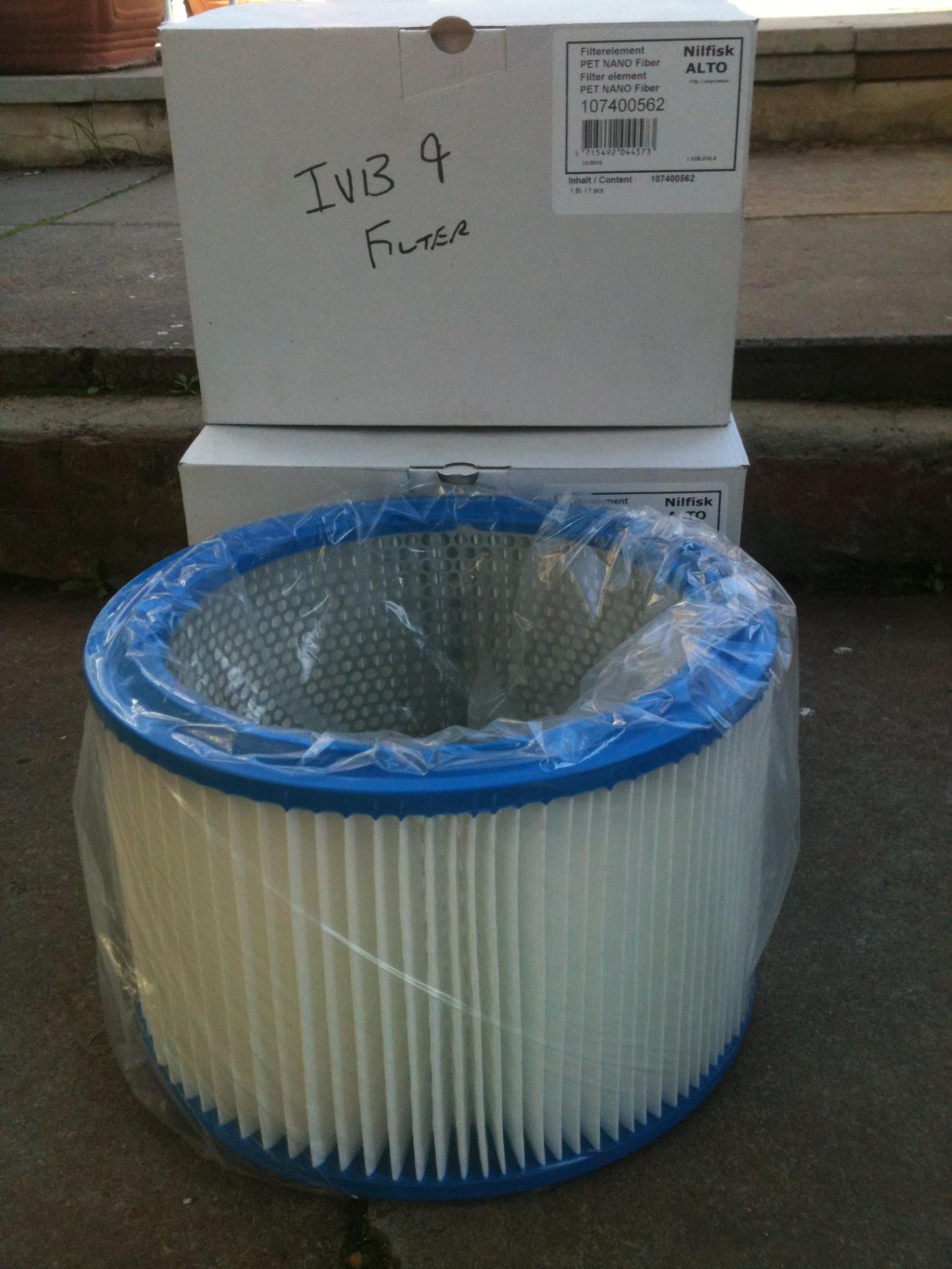 Nilfisk IVB9 and ALTO Attix9 Type M Vacuum Cleaner Pleated Cart Filter