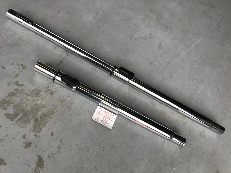 Nilfisk VP300 Commercial Vacuum Cleaner Chrome 32mm Telescopic Wand - TVD The Vacuum Doctor