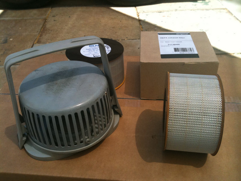 Nilfisk and Tellus GS and GM Motor HEPA Filter Cage For Filter Cartridge - TVD The Vacuum Doctor