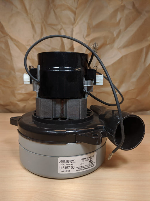 Ametek 116157 24V DC Two Stage 400Watt Tangential Vacuum Motor For Floor Scrubber - TVD The Vacuum Doctor
