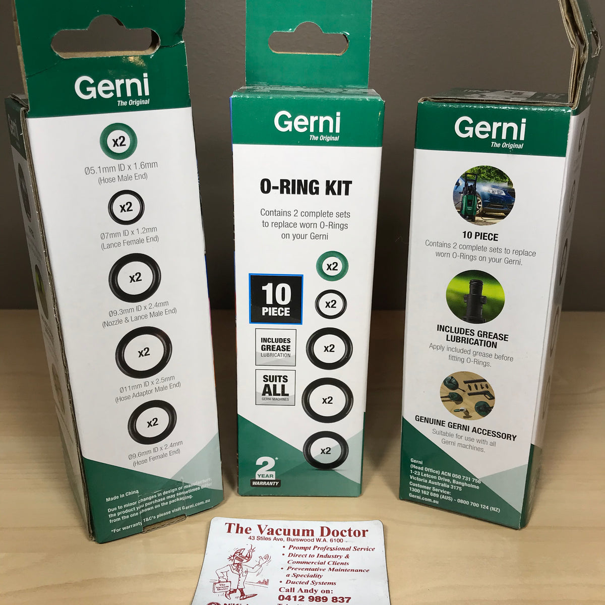 Gerni Domestic Pressure Washer Standard O Ring Kit Of Two Sets Of 5