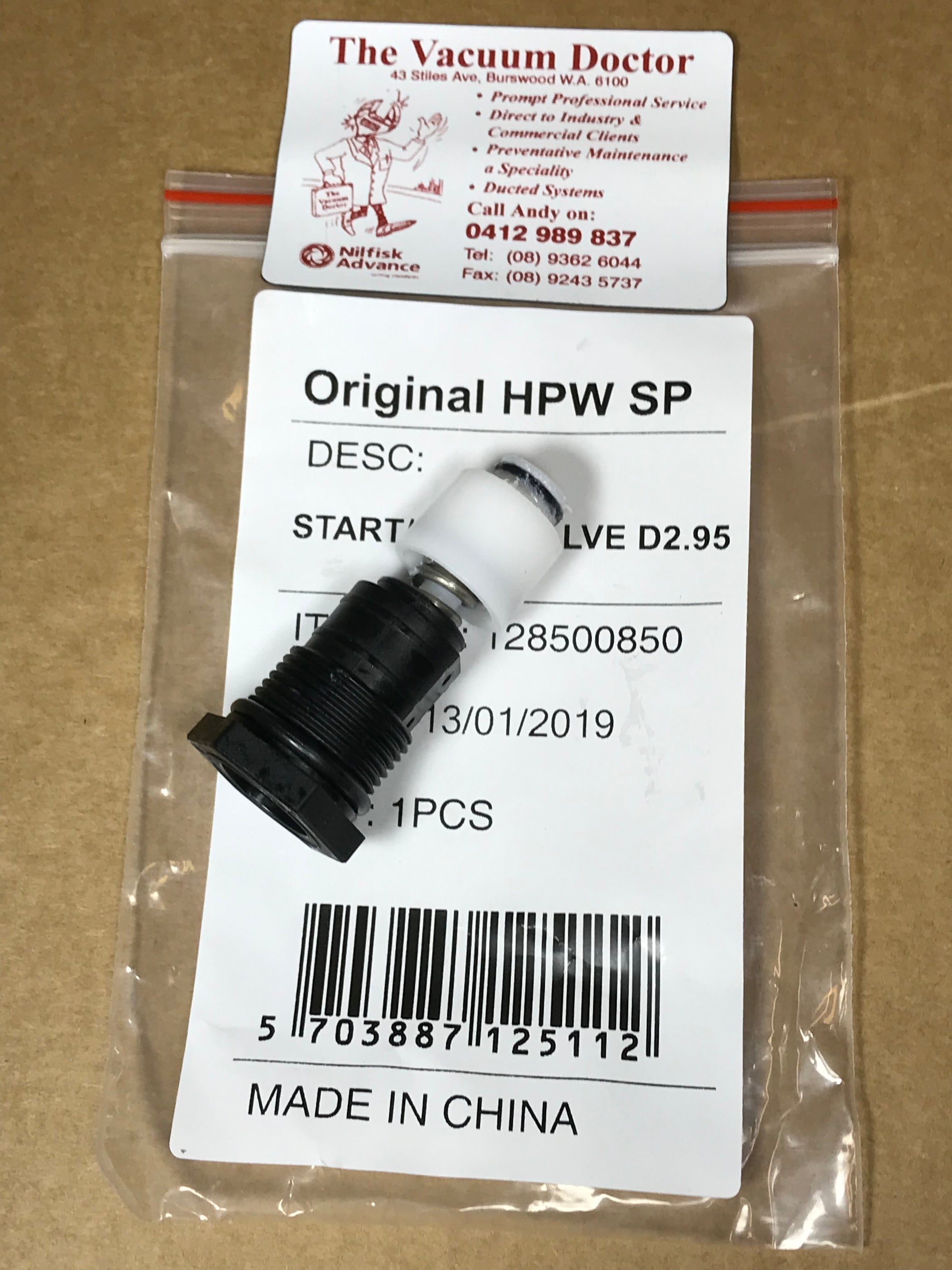 Gerni Super 130.3 Cold Water Pressure Washer Start Stop System Kit