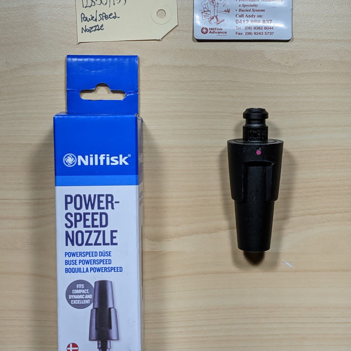 Nilfisk patio on sale plus nozzles