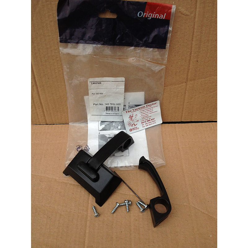 Nilfisk and Electrolux GD930 S2 Vacuum Cleaner Top Cover Latch - TVD The Vacuum Doctor