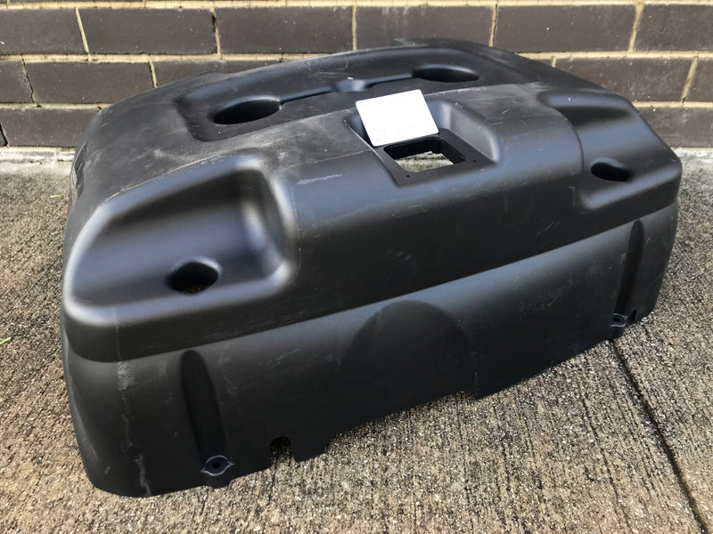 Nilfisk SW750 and ALTO Floortec 350 Compact Battery Sweeper Rear Black Cover - TVD The Vacuum Doctor