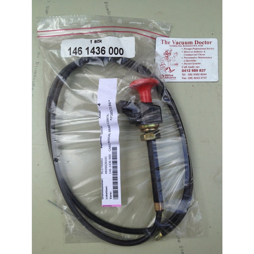 Nilfisk SR1500 Rider Sweeper Manual Front Brake Cable - The Vacuum Doctor