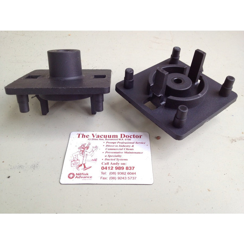 Nilfisk SW850 And Other Walk Behind Sweeper Side Broom Mounting Plinth - TVD The Vacuum Doctor