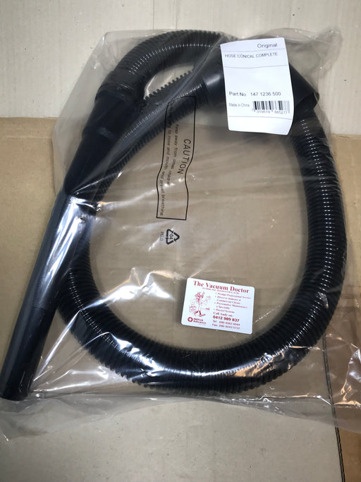 Nilfisk GD5 and GD10 Backpack Vacuum Cleaner Hose Complete With Bent Tube - TVD The Vacuum Doctor