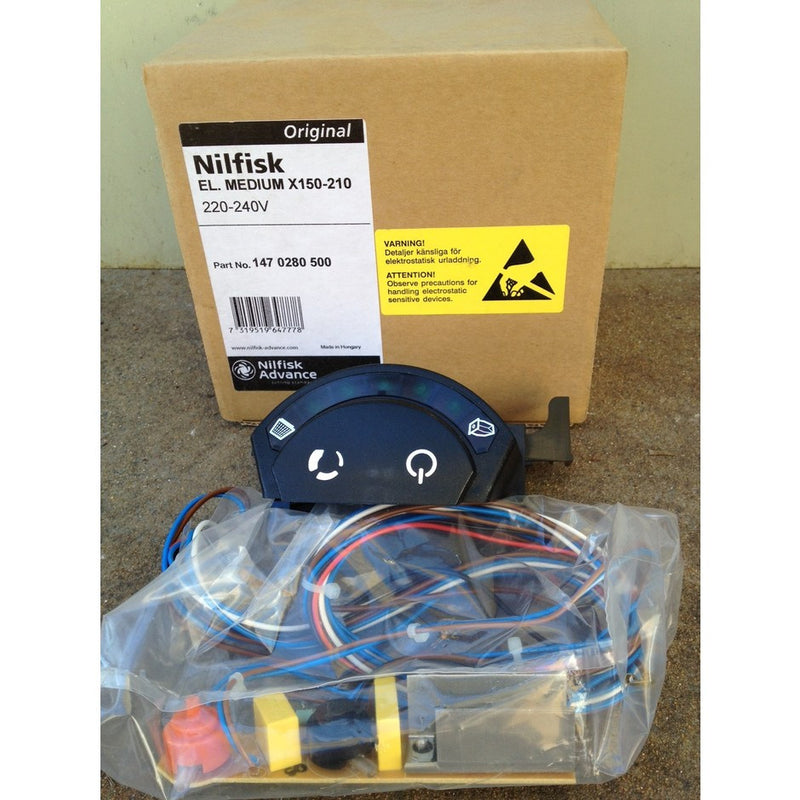 Nilfisk Extreme X150 to X210 Vacuum Cleaner Electronic Harness And No Motor - TVD The Vacuum Doctor
