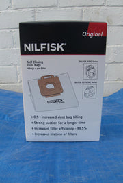 Nilfisk Extreme and King Synthetic Dustbags OBSOLETE See PN 107407940 - TVD The Vacuum Doctor