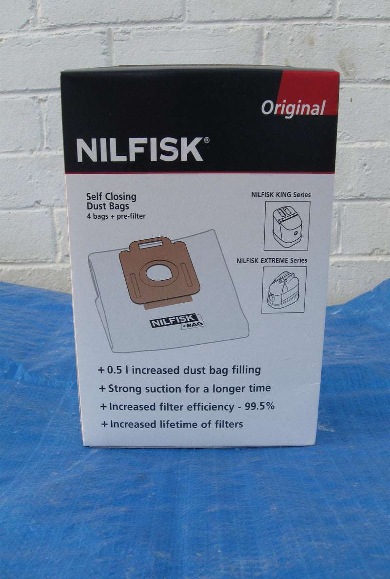Nilfisk Extreme and King Synthetic Dustbags OBSOLETE See PN 107407940 - TVD The Vacuum Doctor