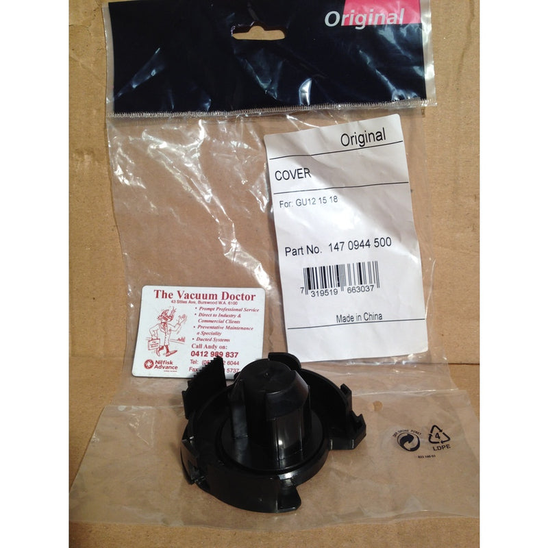 Nilfisk GU355 and GU455 Upright Commercial Vacuum Cleaner Brush Bearing Cover - TVD The Vacuum Doctor
