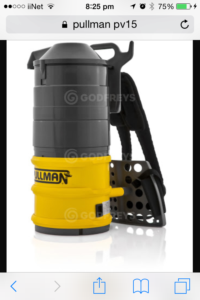 Nilfisk BV1100 Backpack Vacuum Dustbags 10 Pack With Plastic Ring - TVD The Vacuum Doctor