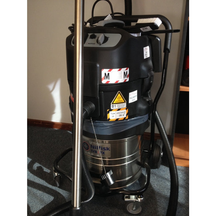 Nilfisk IVB 7X ATEX Zone 22 Safety VacuumCleaner For M Class Dusts UNAVAILABLE - TVD The Vacuum Doctor