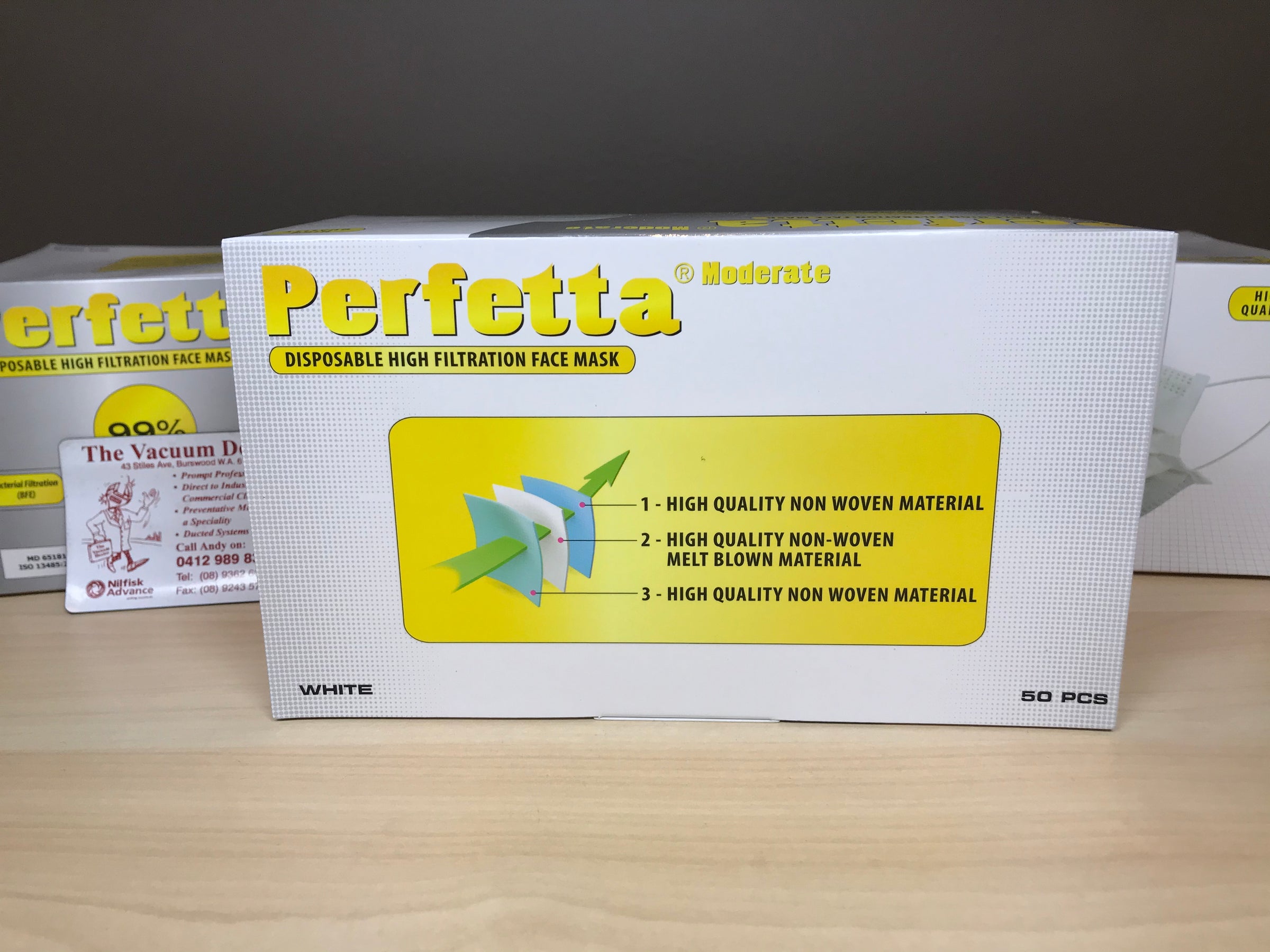 50 Pack Disposable Level 2 TGA Approved NonSterile Surgical Face Masks ...