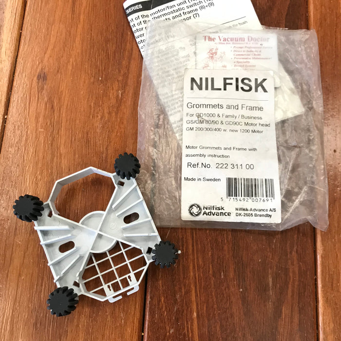 Nilfisk GMP and GSD Vacuum Cleaner Motor Head Frame and Grommets Kit Suits GM80 GS90 GD910 GD1010