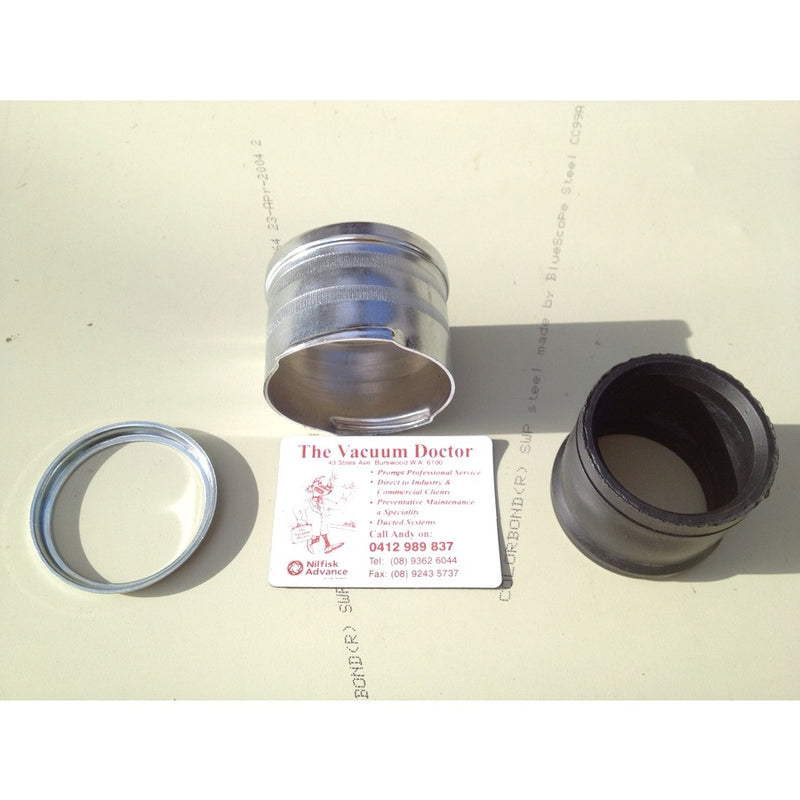 Nilfisk and Tellus 38mm Industrial Vacuum Cleaner Hose Steel Bayonet Kit - TVD The Vacuum Doctor