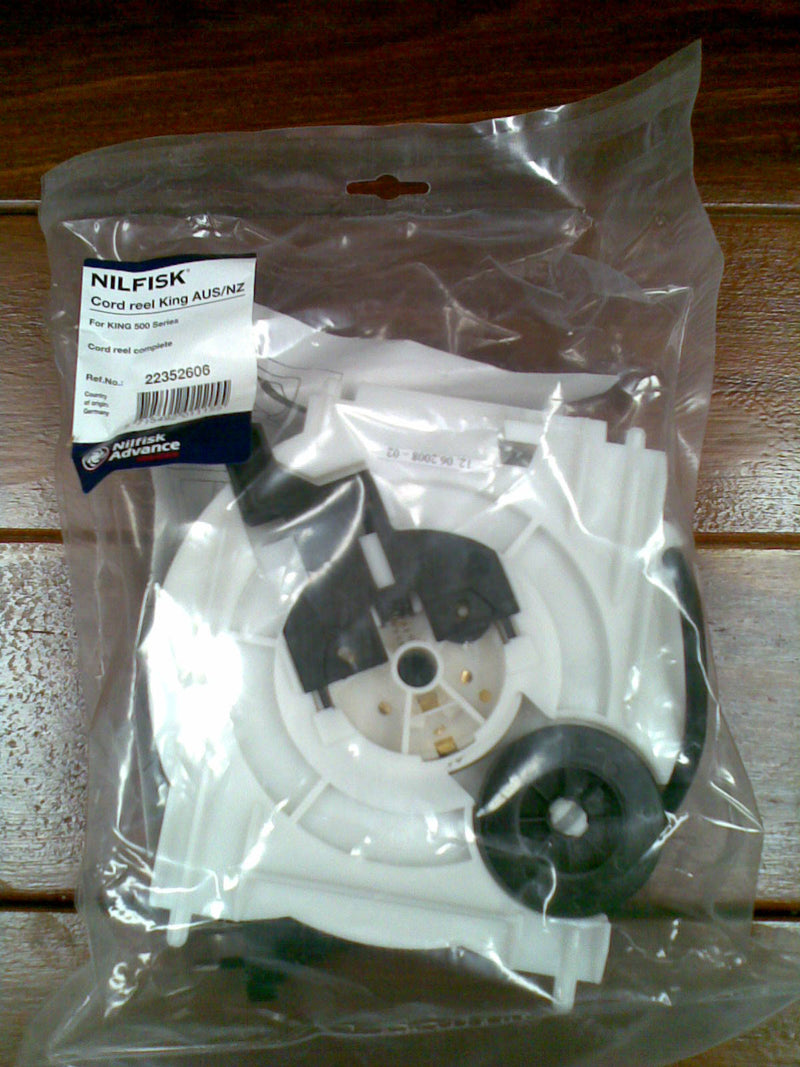 Nilfisk GM200 thru 500 King Series Vacuum Cleaner 10m Cord Rewind Complete - TVD The Vacuum Doctor