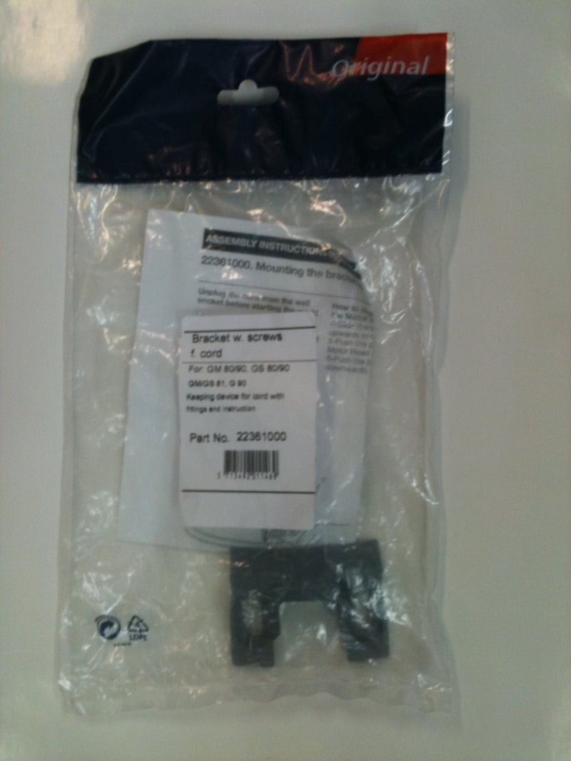 Keeping Device For Nilfisk and Tellus 10m Genuine Retainable IEC Cord - TVD The Vacuum Doctor