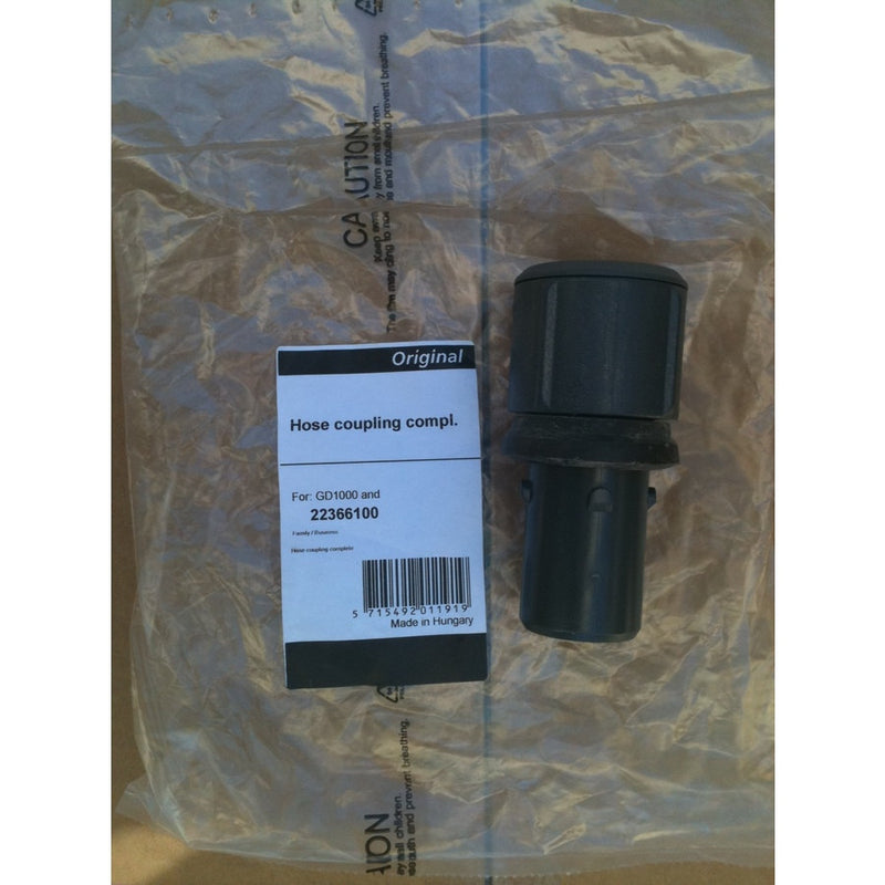 Nilfisk GD1000 HDS2000 and GD910 Commercial Vacuum Container End Hose Cuff - TVD The Vacuum Doctor