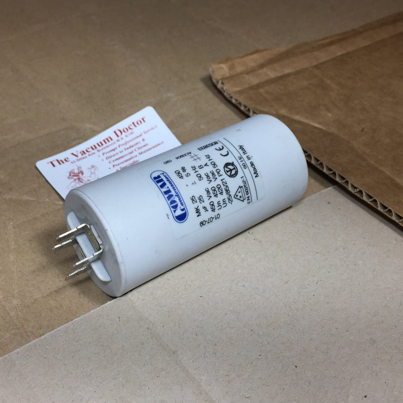 Nilfisk-ALTO KEW DYNAMIC and Gerni Pressure Washer 25uF Capacitor - TVD The Vacuum Doctor