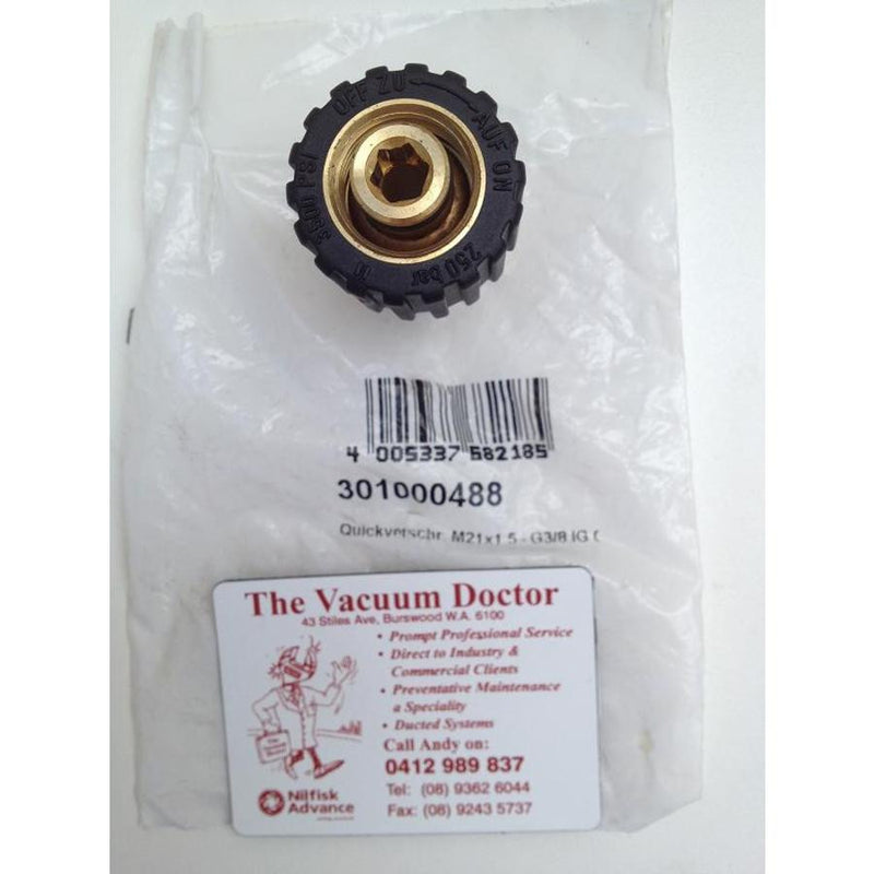 Nilfisk-ALTO and Gerni Pressure Hose Adaptor M21 x 1.5mm x 3-8 No Longer Available - The Vacuum Doctor
