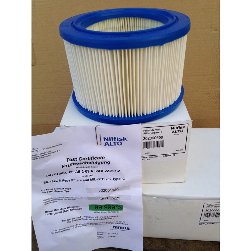 Nilfisk IVB3 H Safety Vacuum Cleaner For Asbestos Replaced By Nilfisk VHS 42 L30 - TVD The Vacuum Doctor