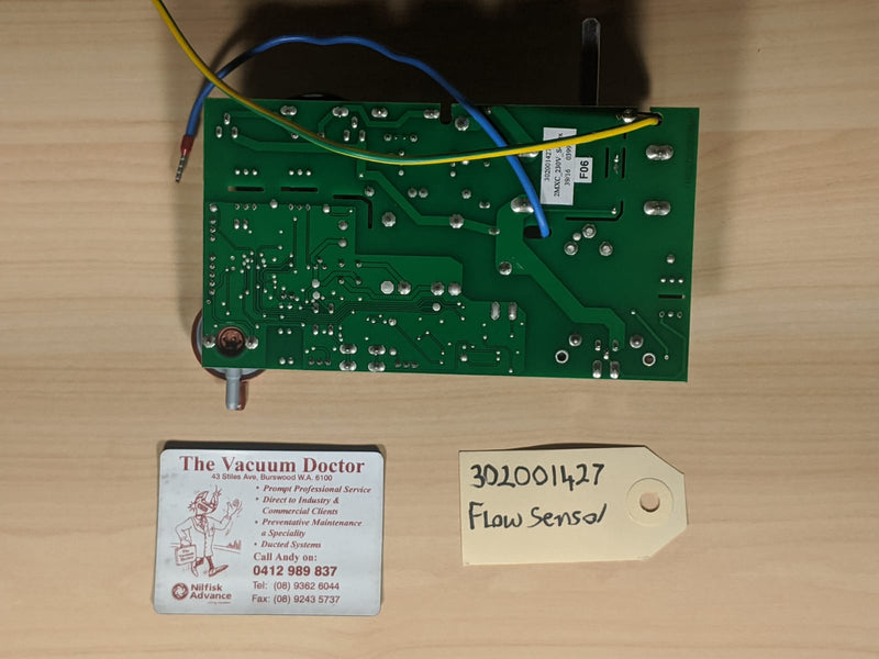 Nilfisk IVB5 and IVB7 Vacuum PC Board With Hose Diameter Selector Switch - TVD The Vacuum Doctor