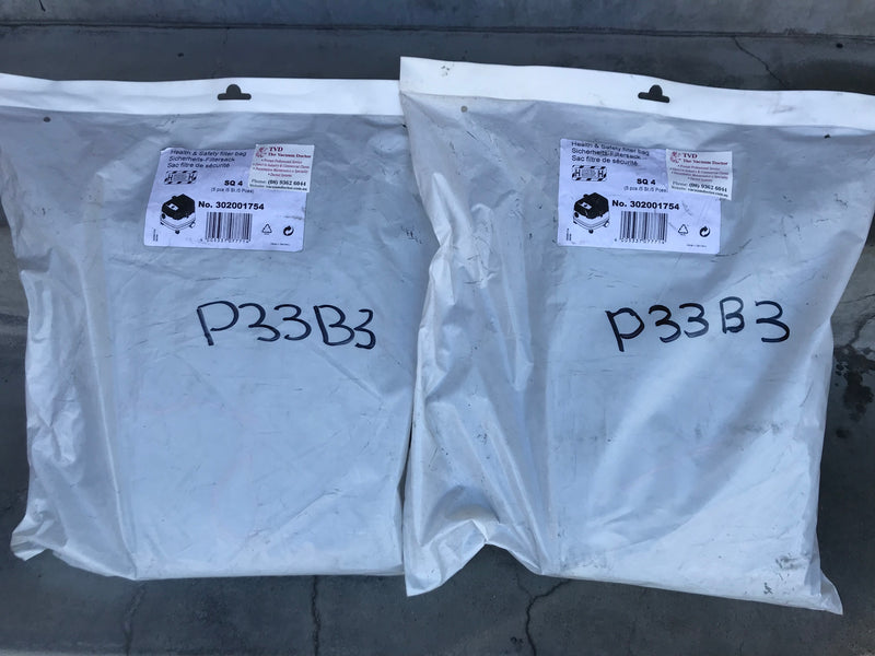 Nilfisk-Alto WAP SQ4 Hazardous Dust Wet and Dry Commercial Vacuum Cleaner Safety Dustbags - TVD The Vacuum Doctor