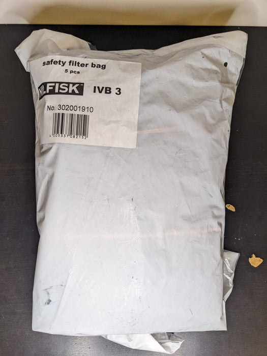 Nilfisk IVB3 H and Attix 3 27 Litre Safety Vacuum Cleaner Dustbags For Asbestos