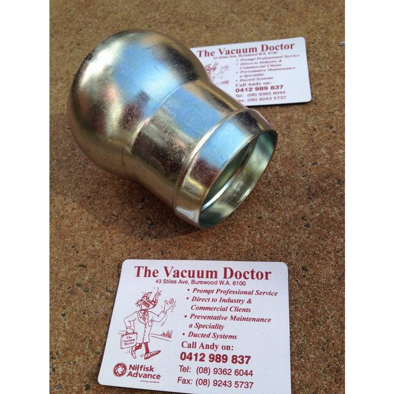 Nilfisk and Tellus Industrial Vacuum Cleaner Hose Short 50mm Steel Ball End - TVD The Vacuum Doctor