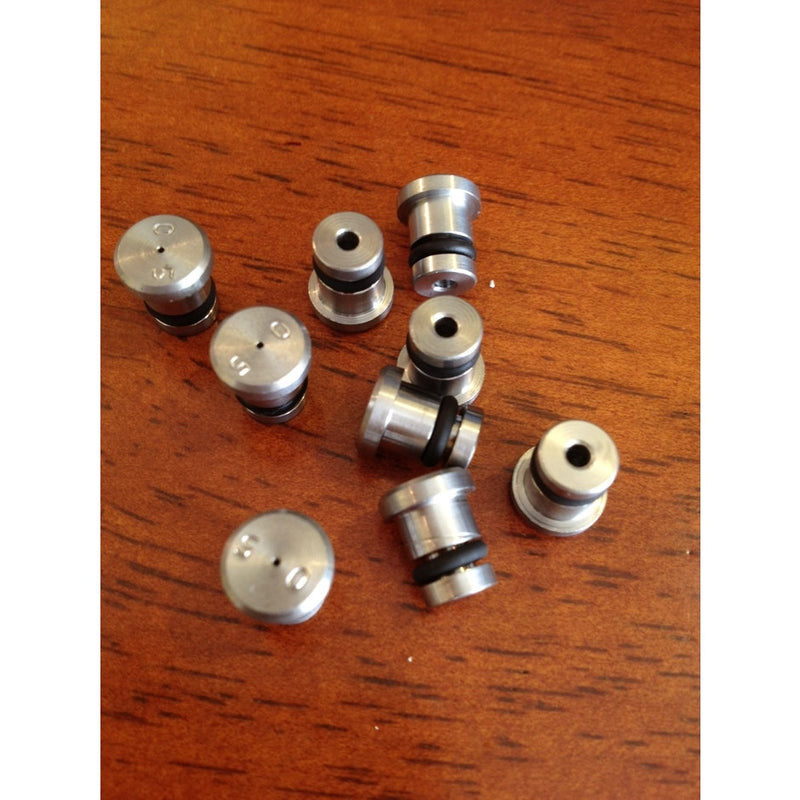 NilfiskFood Ecolab 1.1 Stainless Steel Chemical Limiting Nozzle - The Vacuum Doctor