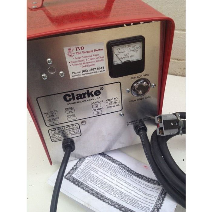 Clarke 36 Volt 35 Ampere Battery Charger For Floor Scrubber And Sweeper - TVD The Vacuum Doctor