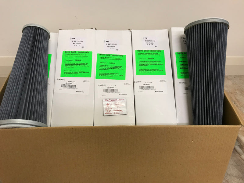 NilfiskCFM T40 W Infiniclean Antistatic Polyester Conical Filter Cartridge Five Needed Per Set