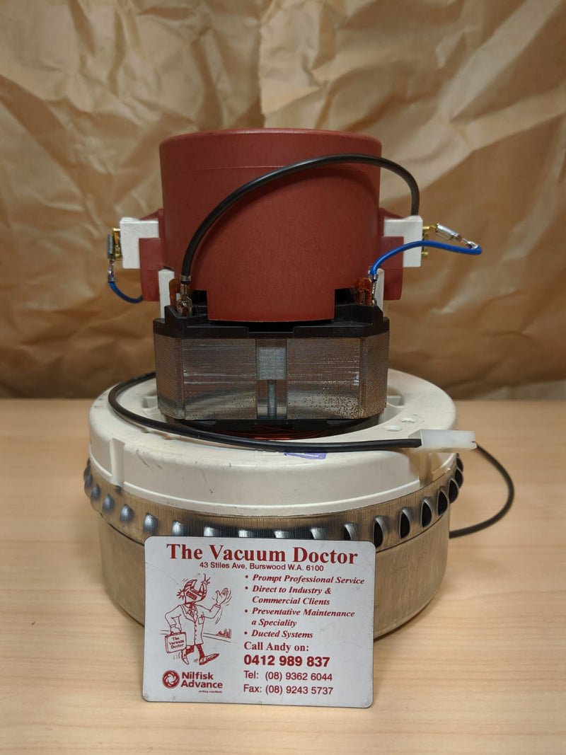 NilfiskCFM137 Vacuum Cleaner 800 Watt Two Stage Bi-Pass Motor Fan Unit 230V - TVD The Vacuum Doctor