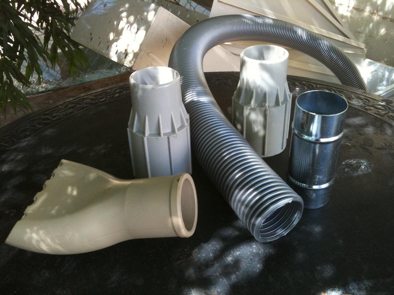 50mm Light and Flexible Plastic Commercial Vacuum Cleaner Hose Sold Per Meter Length