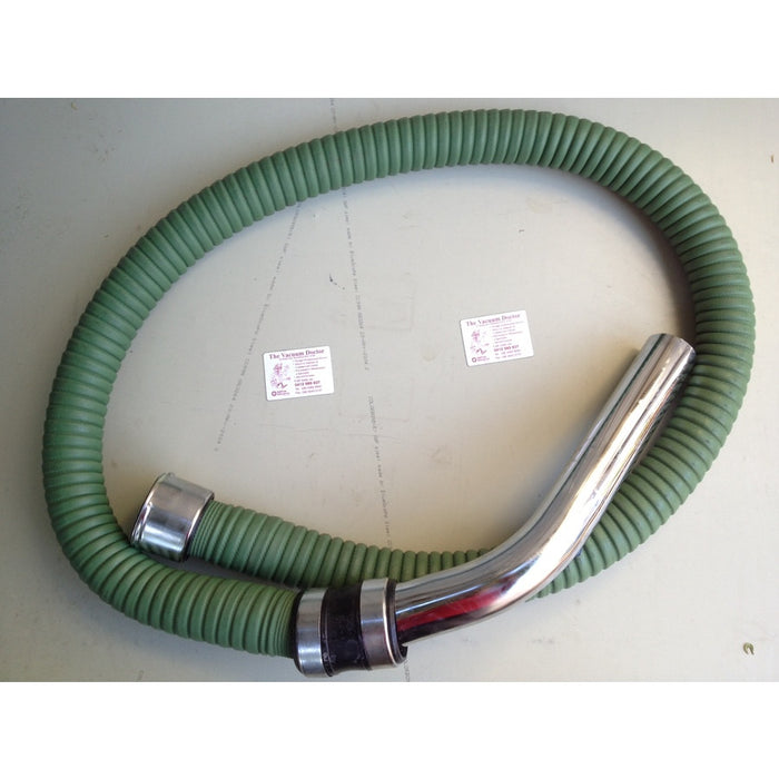 Original Nilfisk 3m x 50mm Green Conductive Rubber Reinforced Hose Complete NLA - TVD The Vacuum Doctor